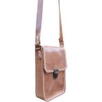 Semiramis Dionysos Ss2 Model El Yapımı Unisex Vintage El Dikişi Crazy Deri Küçük Boy Çanta Telefon Çantası