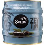 Şems 261-290 Lüks İri Siyah Zeytin 2 Kg Doğal Fermente Ambalajda Yüksek Kalibre Ürün
