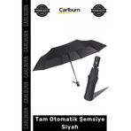 #Şemsiye Rüzgara Dayanıklı Sağlam Katlanabilir Lüks Kalite Konforlu Tam Otomatik Şemsiye Siyah