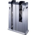 Şemsiye Sarıcı, Otomatik Şemsiye Paketleme Makinesi - 200 Metal Şemsiye Çantalı Ticari Islak Şemsiye Çanta Standı, Verimli Paketleme ve Organizasyon için Dayanıklı Gümüş Tasarım
