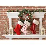 Şen Bir Noel Temasıyla Süslenmiş Arka Plan, 200X150CM, Stüdyo Fonu - -