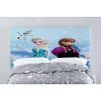 Şen Dekorasyon Elsa Anna Baza Başlık Kılıfı - Mavi - 100 x 100 cm