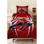 Şen Dekorasyon Spiderman Kırmızı Uyku Seti - 160 x 220 cm - Renkli