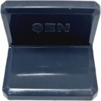 ŞEN Kapaklı L Gönye Küçük Siyah | Ölçüleri 2X35X25X25 | 15 Adet