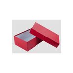 ŞEN KUTU MATBAA AMBALAJ Kırmızı Hediye Kutusu Mukavva Kutu Senkutu 35x25x10 Cm