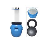 ŞEN PLASTİK 20 Lt Litre Varil Içi Beyaz Plastik Zeytin Turşu Bidon