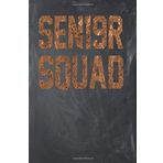 SEN19R Squad: Chalkboard, Bronze Color Design, Blank College Ruled Line Paper Journal Notebook for Class of 2019 Seniors and Their Families. (SEN19R ... Book: Journal Diary For Writing and Notes)