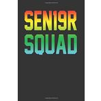 SEN19R Squad: Dark Gray, Yellow Orange Design, Blank College Ruled Line Paper Journal Notebook for Class of 2019 Seniors and Their Families. (SEN19R ... Book: Journal Diary For Writing and Notes)