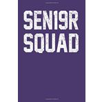 SEN19R Squad: Dark Purple, Weathered Vintage Design, Blank College Ruled Line Paper Journal Notebook for Class of 2019 Seniors and Their Families. ... Book: Journal Diary For Writing and Notes)
