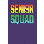SEN19R Squad: Dark Purple, Yellow Orange Design, Blank College Ruled Line Paper Journal Notebook for Class of 2019 Seniors and Their Families. (SEN19R ... Book: Journal Diary For Writing and Notes)