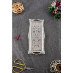 Sena Otantik Mini Dikdörtgen 2 Kişilik Metal Tepsi (027-2-M)