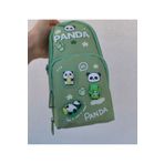 senacacollection 3 Fermuarlı 6 Gözlü 3D Stickerlı Geniş Capybara Ithal Kalemlik 1 Adet