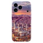Senada Apple iPhone 17 Pro Korumalı ile Uyumlu Kılıf Dekoratif Silikon Baskılı Kapak Ankara