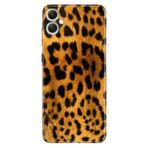 Senada Galaxy A05 İle Uyumlu Kılıf Silikon Desenli Tam Koruma Resimli Kapak Leopar Kürk