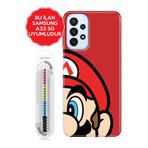 Senada Galaxy A13 A33 5G A54 M14 A72 A73 Uyumlu İle Uyumlu Kılıf Resimli Silikon Kapak Mario