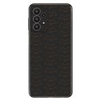Senada Galaxy A33 İle Uyumlu Kılıf 0.4Mm Lazer Kesim Silikon Kapak Kedi Çizgi