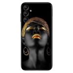 Senada Galaxy A54 Uyumlu İle Uyumlu Kılıf Silikon Desenli Resimli Uv Kapak Afrikalı Kız