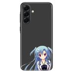 Senada Galaxy A56 5G A566B İle Uyumlu Kılıf Figürlü Coloring Silikon Kapak Mavi Anime Kız