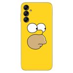 Senada Galaxy M34 5G İle Uyumlu Kılıf Silikon Desenli Tam Koruma Resimli Kapak Simpsonkarakter