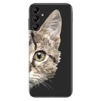 Senada Galaxy M34 5G Uyumlu İle Uyumlu Kılıf Silikon Desenli Tam Koruma Resimli Kapak Kedi Prizma