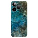 Senada General Mobile Era 30 İle Uyumlu Kılıf Telefon İle Uyumlu Kılıfı Era30 Baskılı Mavi Mermer