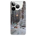 Senada General Mobile Era 30 İle Uyumlu Kılıf Telefon İle Uyumlu Kılıfı Era30 Baskılı Winter New York