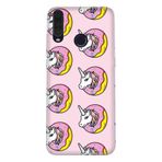 Senada General Mobile Gm 10 İle Uyumlu Kılıf 0.4Mm Lazer Kesim Silikon Kapak Unicorn Donut