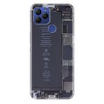 Senada General Mobile Gm 21 İle Uyumlu Kılıf 0.4Mm Lazer Kesim Silikon Kapak Iphone Mekanik