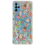 Senada General Mobile Gm 21 Pro İle Uyumlu Kılıf 0.4 Mm Lazer Kesim Silikon Çizgi Melek