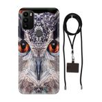 Senada General Mobile Gm 21 Pro İle Uyumlu Kılıf Baykuş 212 Desenli Silikon İpli Boyun Askı Aparatı