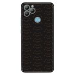 Senada General Mobile Gm 22 / Gm 22S İle Uyumlu Kılıf 0.4Mm Lazer Kesim Silikon Kapak Kedi Çizgi