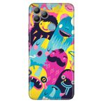 Senada General Mobile Gm 22 / Gm 22S İle Uyumlu Kılıf 0.4Mm Lazer Kesim Silikon Kapak Parmak Canavar