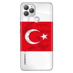 Senada General Mobile Gm 22 Plus İle Uyumlu Kılıf 0.4Mm Lazer Kesim Silikon Stok:Göktürk Mustafa Kemal Atatürk