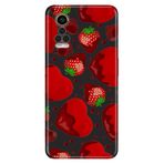 Senada General Mobile Gm 22 Pro İle Uyumlu Kılıf 0.4Mm Lazer Kesim Silikon Kapak Çikolatalı Çilek