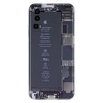 Senada General Mobile Gm 23 İle Uyumlu Kılıf Silikon Desenli Resimli Iphone Mekanik
