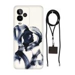 Senada General Mobile Gm 24 Pro İle Uyumlu Kılıf Lover Desenli Silikon İpli Boyun Askı Aparatı
