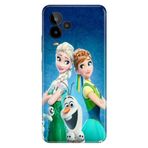 Senada General Mobile GM 24 Pro ile Uyumlu Kılıf Resimli Desenli Silikon ElsaAnnaOlaf