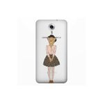 Senada General Mobile Gm 5 Plus İle Uyumlu Kılıf 0.4 Mm Lazer Kesim Silikon Kapak Kolejli Leopar