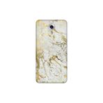 Senada General Mobile Gm 5 Plus İle Uyumlu Kılıf 0.4Mm Lazer Kesim Silikon Kapak Altın Mermer