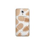 Senada General Mobile Gm 5 Plus İle Uyumlu Kılıf 0.4Mm Lazer Kesim Silikon Kapak Ananas,Color800