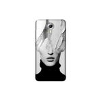 Senada General Mobile Gm 5 Plus İle Uyumlu Kılıf 0.4Mm Lazer Kesim Silikon Kapak Art Girl