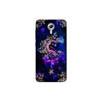 Senada General Mobile Gm 5 Plus İle Uyumlu Kılıf 0.4Mm Lazer Kesim Silikon Kapak Ayyıldız Neon Mandala