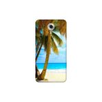 Senada General Mobile Gm 5 Plus İle Uyumlu Kılıf 0.4Mm Lazer Kesim Silikon Kapak Beach