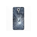 Senada General Mobile Gm 5 Plus İle Uyumlu Kılıf 0.4Mm Lazer Kesim Silikon Kapak Camkırığı