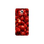 Senada General Mobile Gm 5 Plus İle Uyumlu Kılıf 0.4Mm Lazer Kesim Silikon Kapak Çilekler