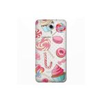 Senada General Mobile Gm 5 Plus İle Uyumlu Kılıf 0.4Mm Lazer Kesim Silikon Kapak Cupcake Donut