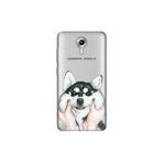 Senada General Mobile Gm 5 Plus İle Uyumlu Kılıf 0.4Mm Lazer Kesim Silikon Kapak Dostum Hasky