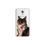 Senada General Mobile Gm 5 Plus İle Uyumlu Kılıf 0.4Mm Lazer Kesim Silikon Kapak Düşün Be Kedi