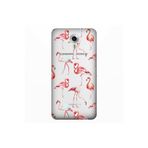 Senada General Mobile Gm 5 Plus İle Uyumlu Kılıf 0.4Mm Lazer Kesim Silikon Kapak Flamingo