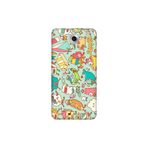 Senada General Mobile Gm 5 Plus İle Uyumlu Kılıf 0.4Mm Lazer Kesim Silikon Kapak Food Story